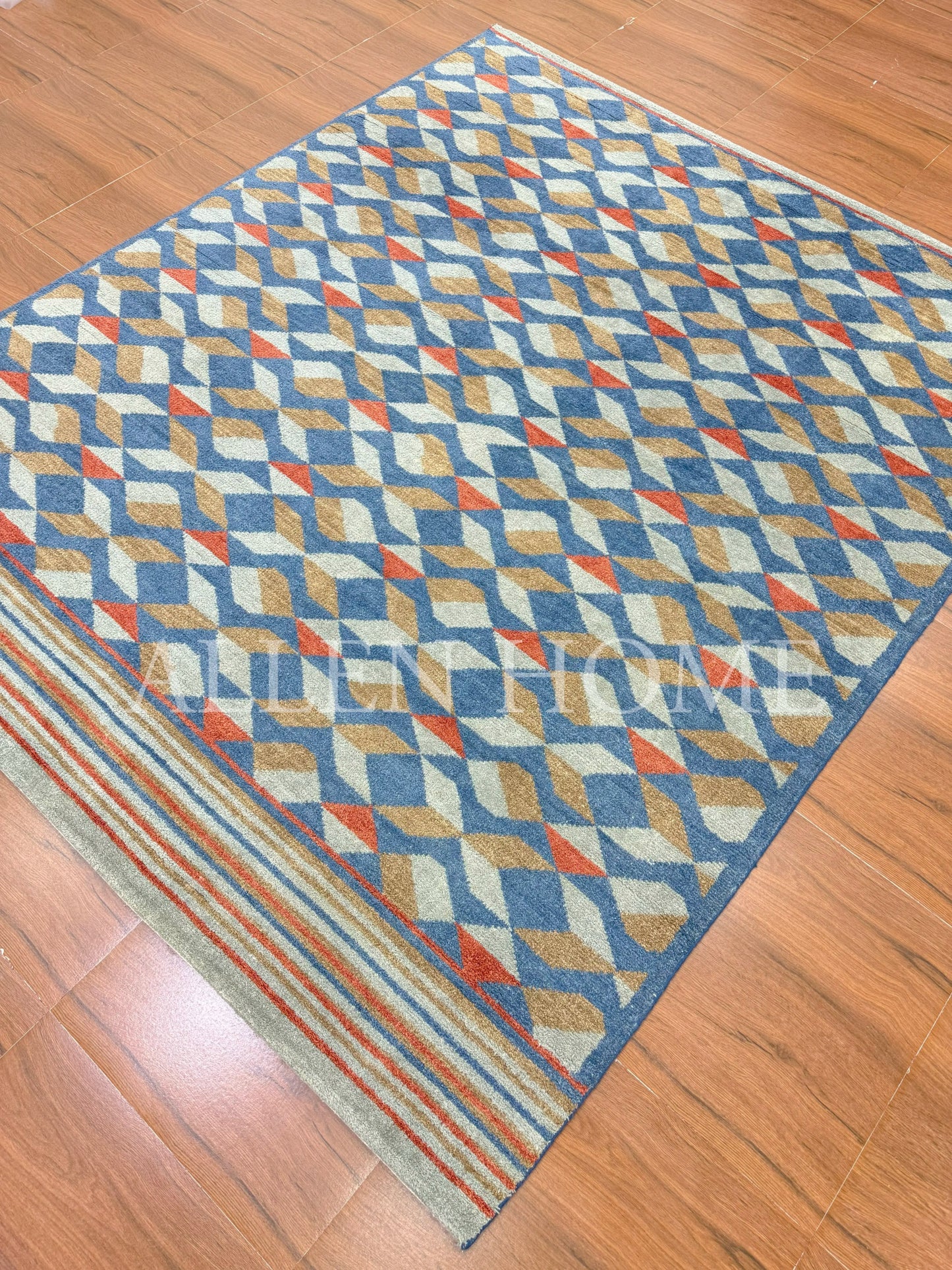 Harlequin Mirage – Hand Knotted Wool Area Rug 7' 6" x 9' 6"