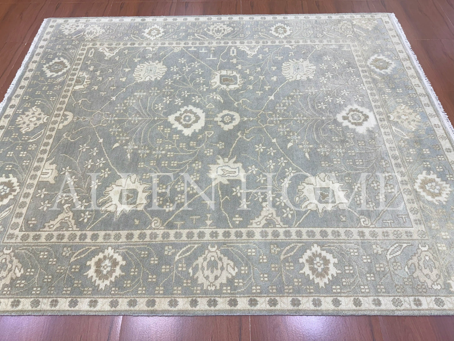 Misty Haven Oushak – Hand Knotted Wool Area Rug 8x10