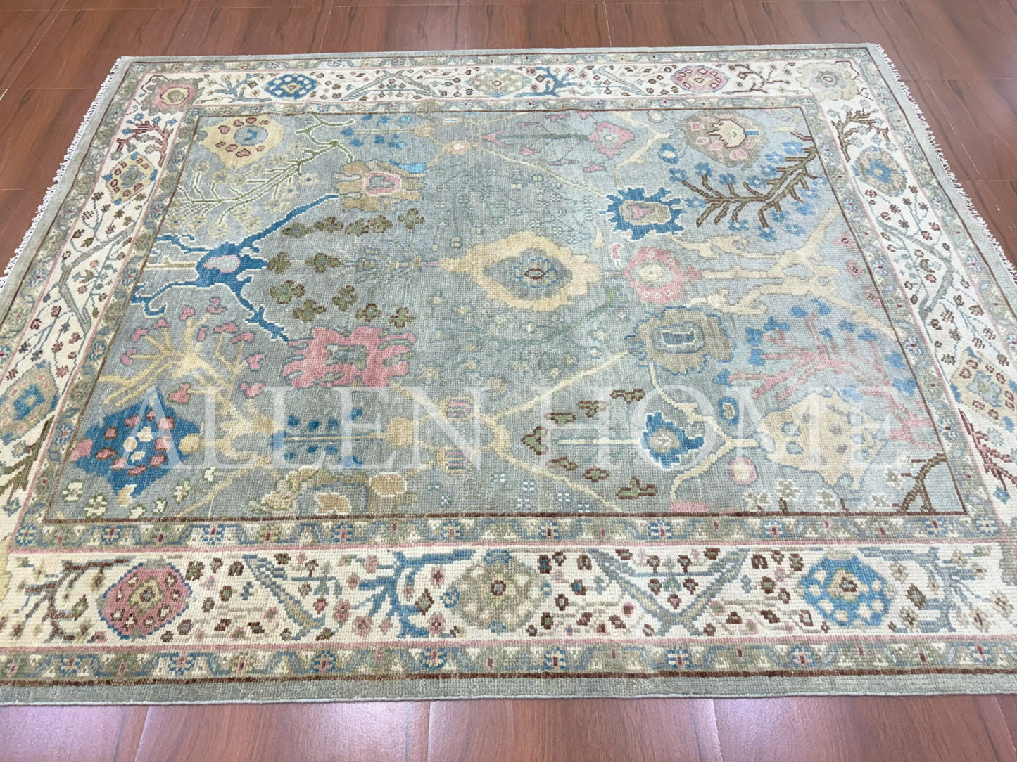 Pastel Horizon Oushak – Hand Knotted Wool Area Rug 8x10