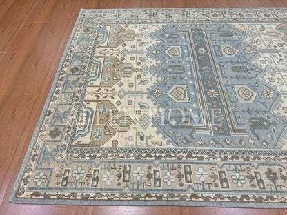 Nicolette Hand Knotted Wool Area Rug