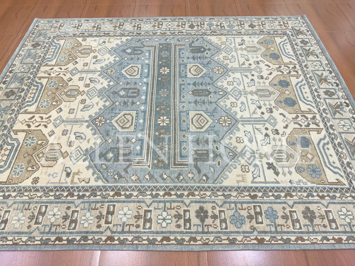 Nicolette Hand Knotted Wool Area Rug