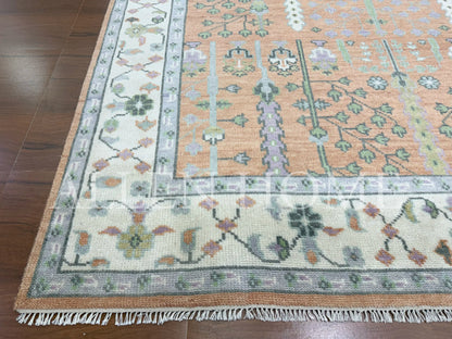Autumn Garden Oushak – Hand Knotted Wool Area Rug 8x10