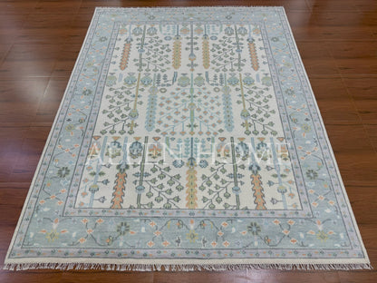 Autumn Garden Oushak – Hand Knotted Wool Area Rug 8x10