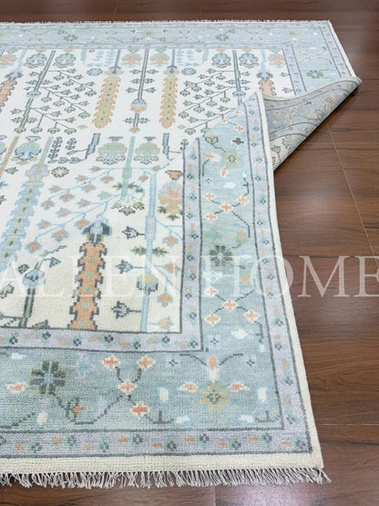 Autumn Garden Oushak – Hand Knotted Wool Area Rug 8x10
