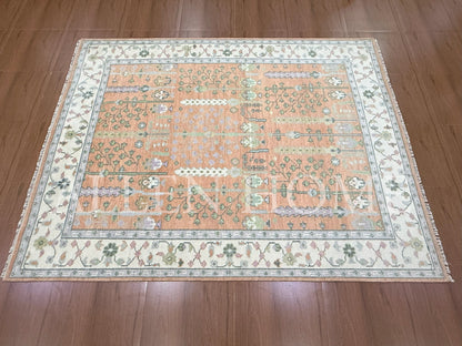 Autumn Garden Oushak – Hand Knotted Wool Area Rug 8x10