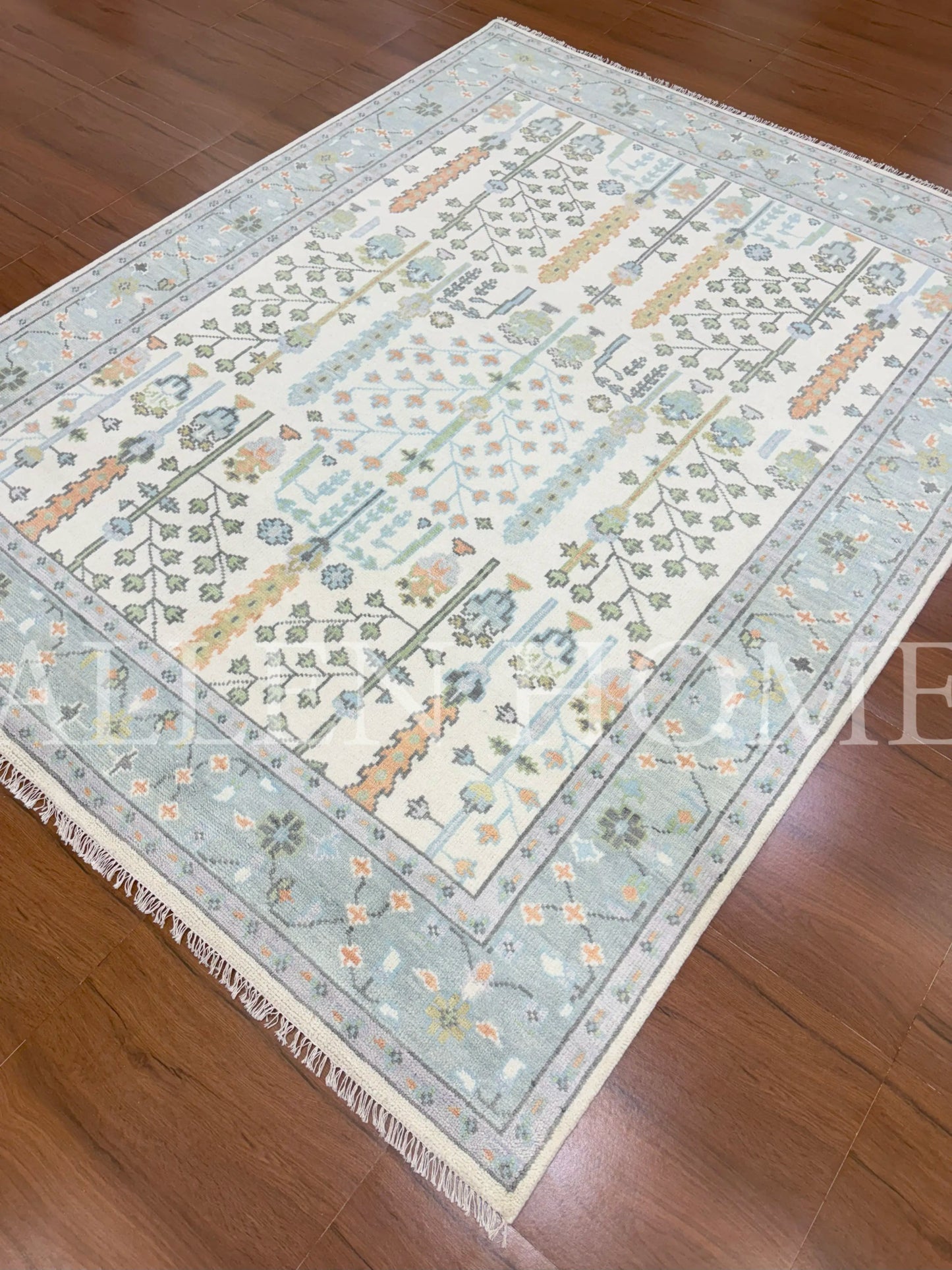 Autumn Garden Oushak – Hand Knotted Wool Area Rug 8x10