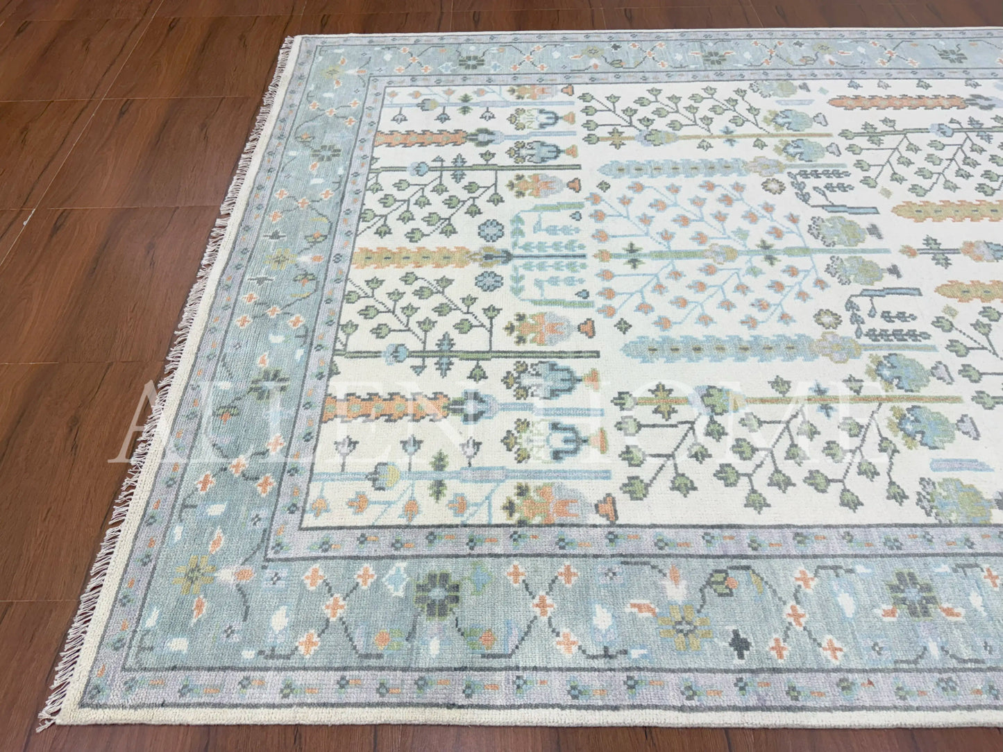 Autumn Garden Oushak – Hand Knotted Wool Area Rug 8x10
