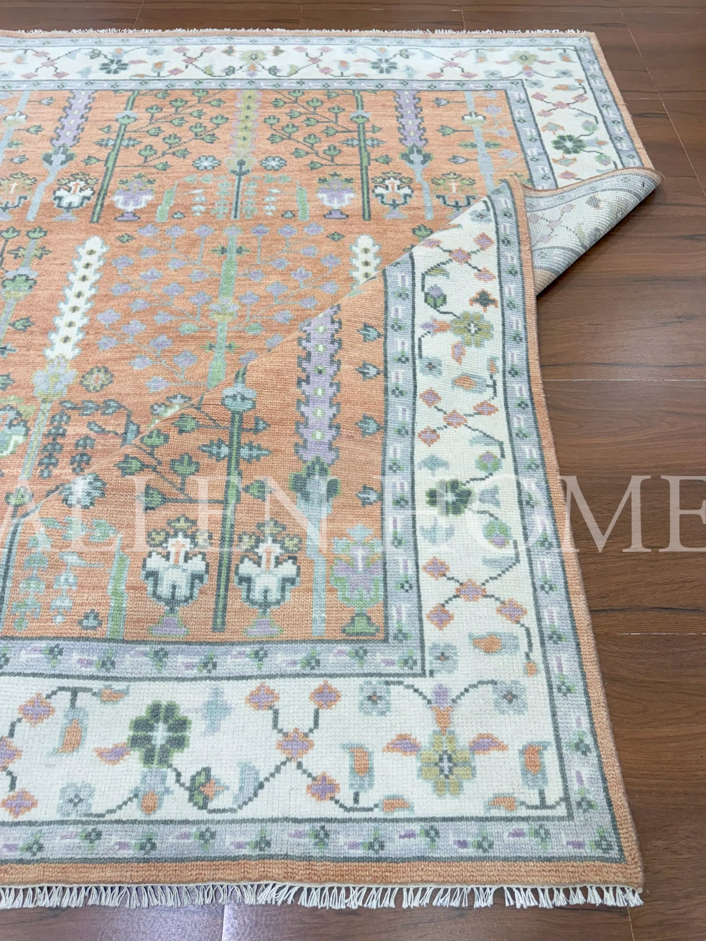 Autumn Garden Oushak – Hand Knotted Wool Area Rug 8x10