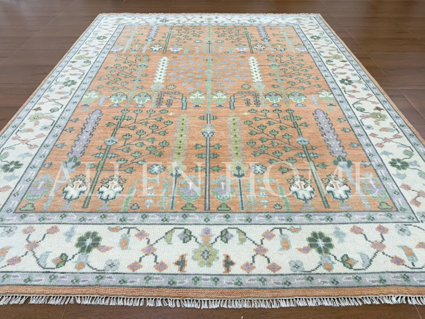 Autumn Garden Oushak – Hand Knotted Wool Area Rug 8x10