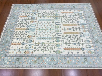 Autumn Garden Oushak – Hand Knotted Wool Area Rug 8x10