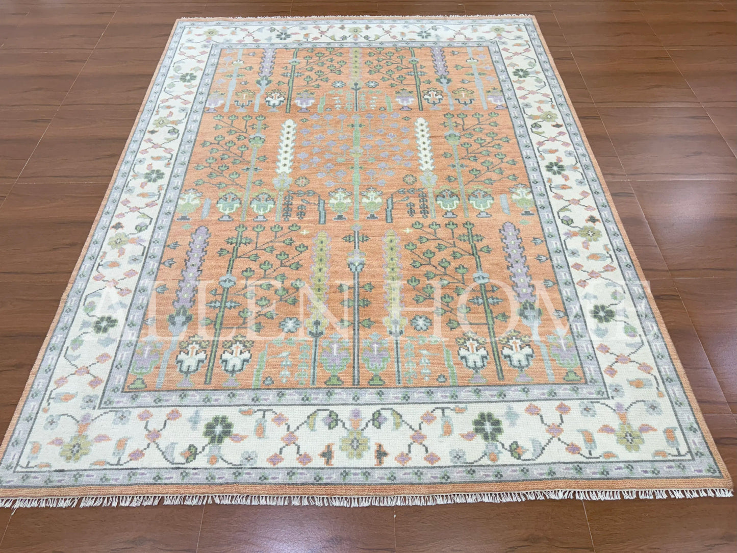 Autumn Garden Oushak – Hand Knotted Wool Area Rug 8x10