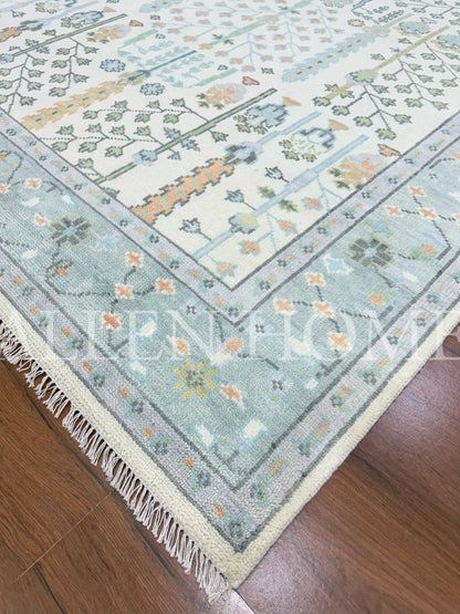 Autumn Garden Oushak – Hand Knotted Wool Area Rug 8x10