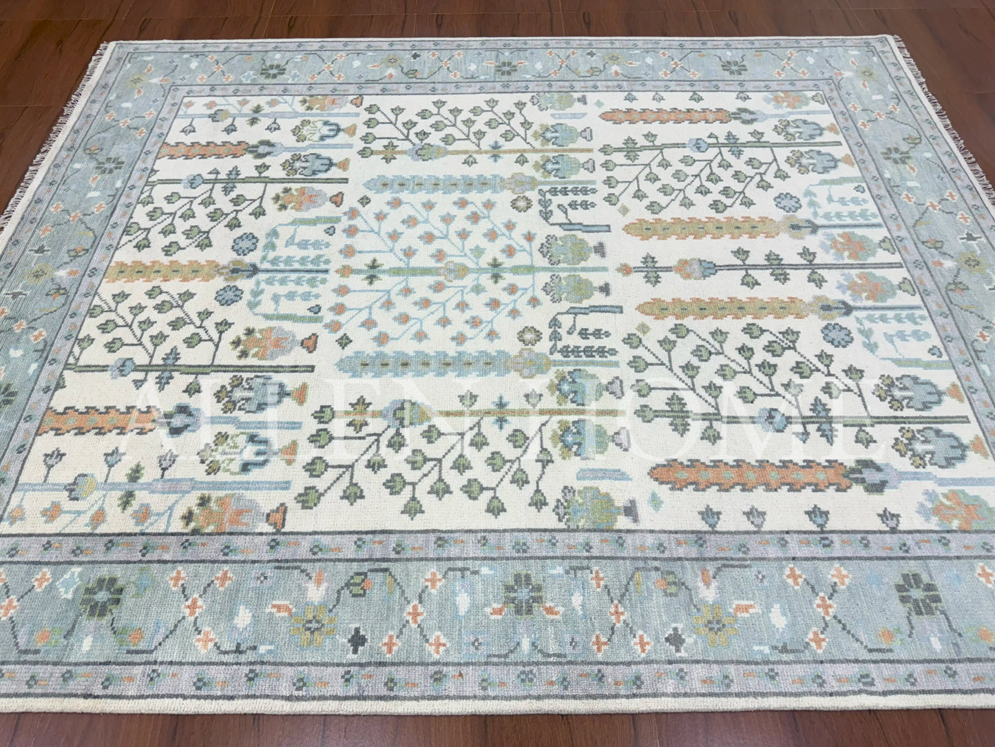Autumn Garden Oushak – Hand Knotted Wool Area Rug 8x10
