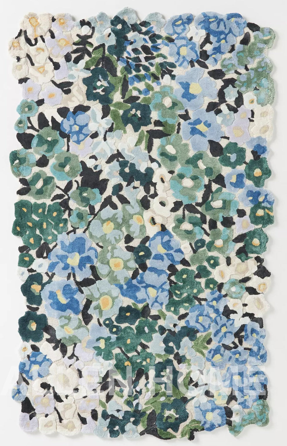 Cassia Floral Wool Viscose Rug – Hand-Tufted Garden-Inspired Design ...