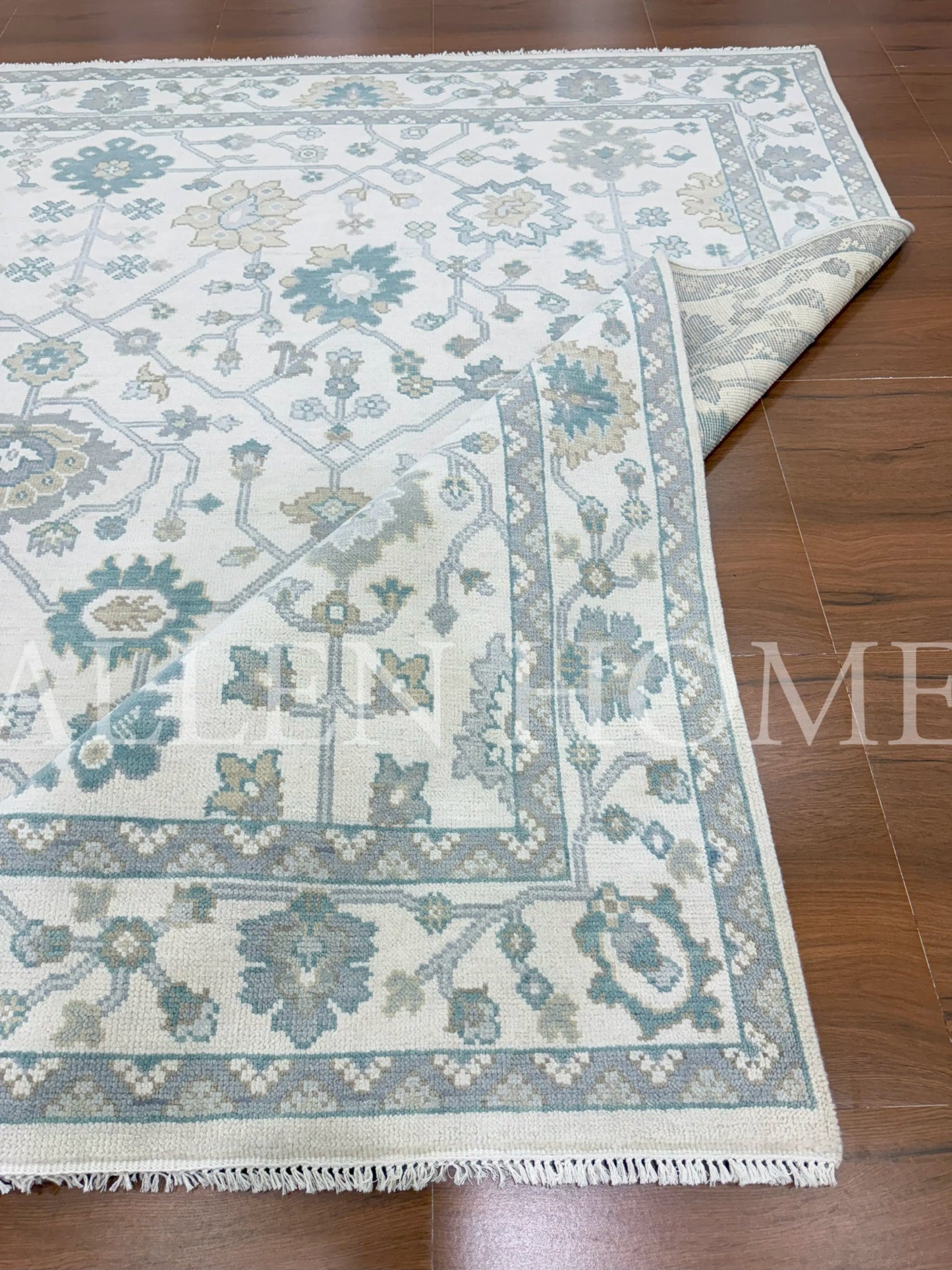 Celestial Bloom Oushak – Hand Knotted Wool Area Rug 8x10