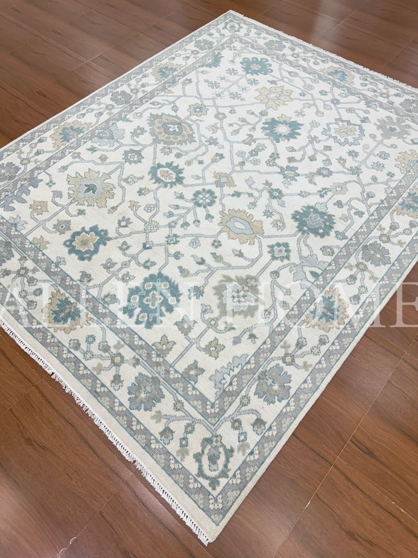 Celestial Bloom Oushak – Hand Knotted Wool Area Rug 8x10