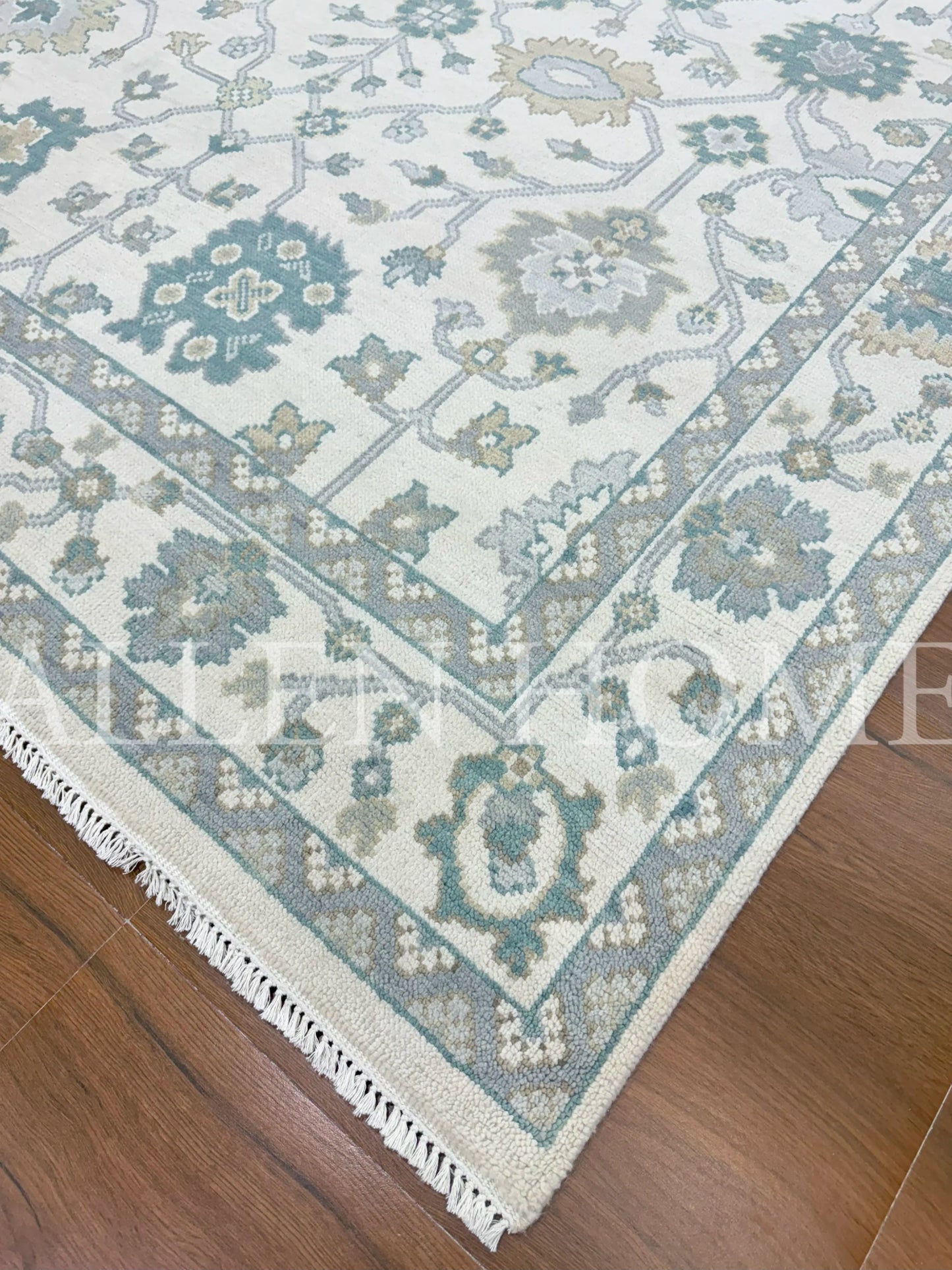 Celestial Bloom Oushak – Hand Knotted Wool Area Rug 8x10