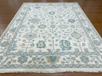 Celestial Bloom Oushak – Hand Knotted Wool Area Rug 8x10