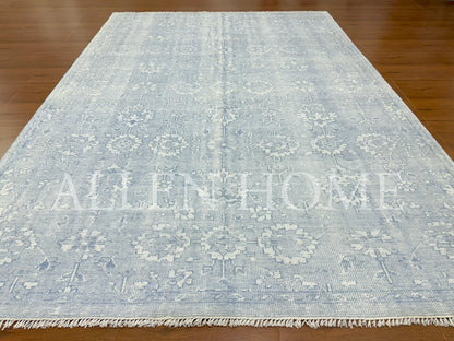 Frost Bloom Oushak – Hand Knotted Wool Area Rug