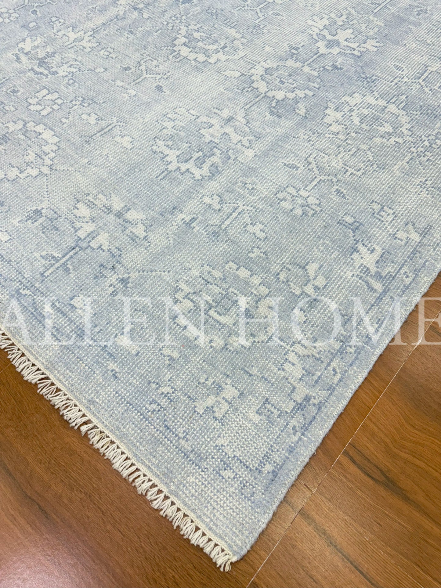 Frost Bloom Oushak – Hand Knotted Wool Area Rug