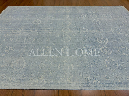 Frost Bloom Oushak – Hand Knotted Wool Area Rug