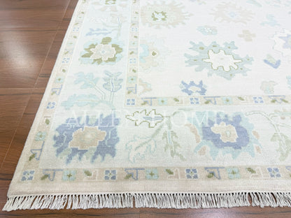 Frosted Meadow Oushak – Hand Knotted Wool Area Rug 8x10