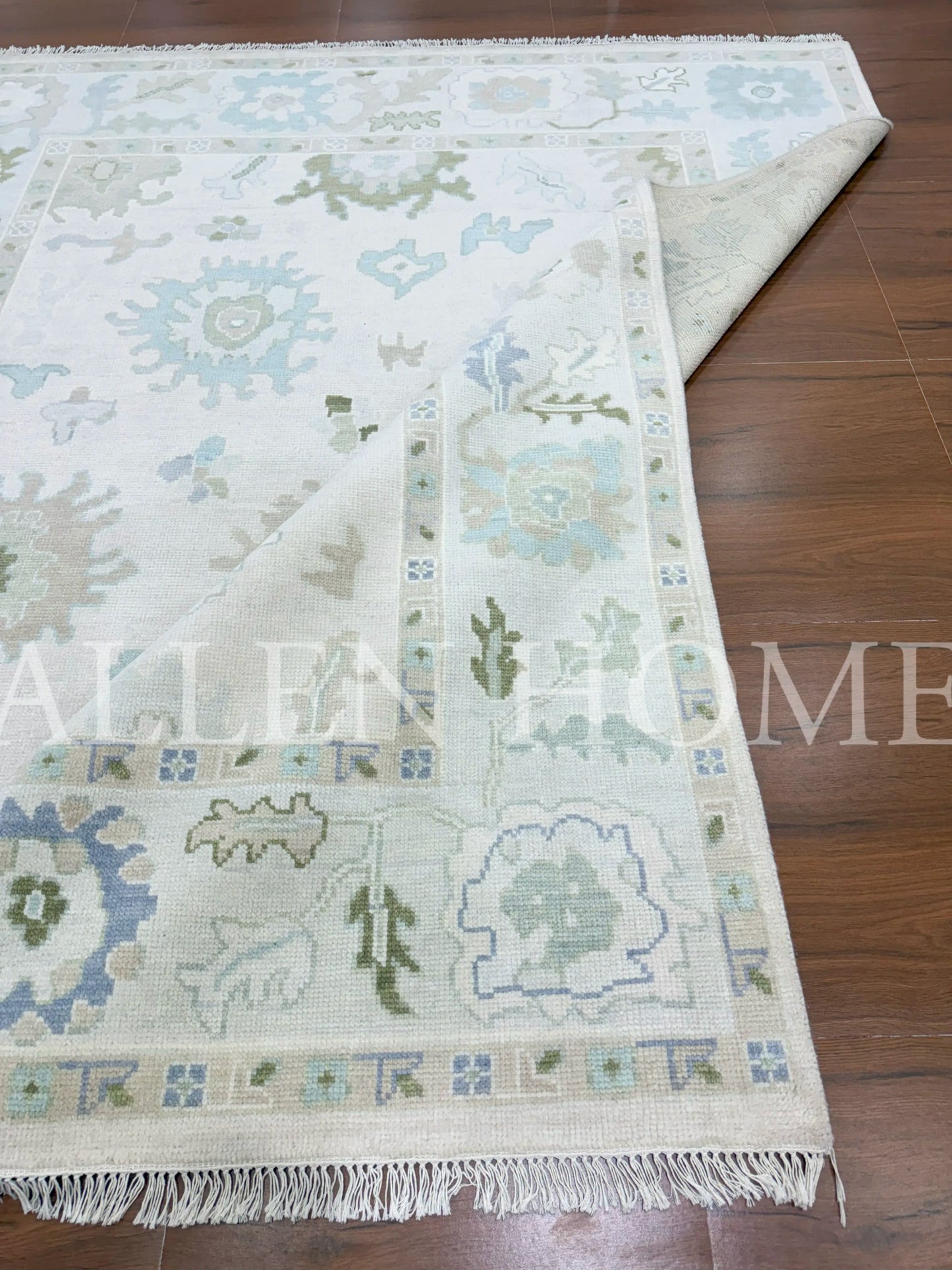 Frosted Meadow Oushak – Hand Knotted Wool Area Rug 8x10