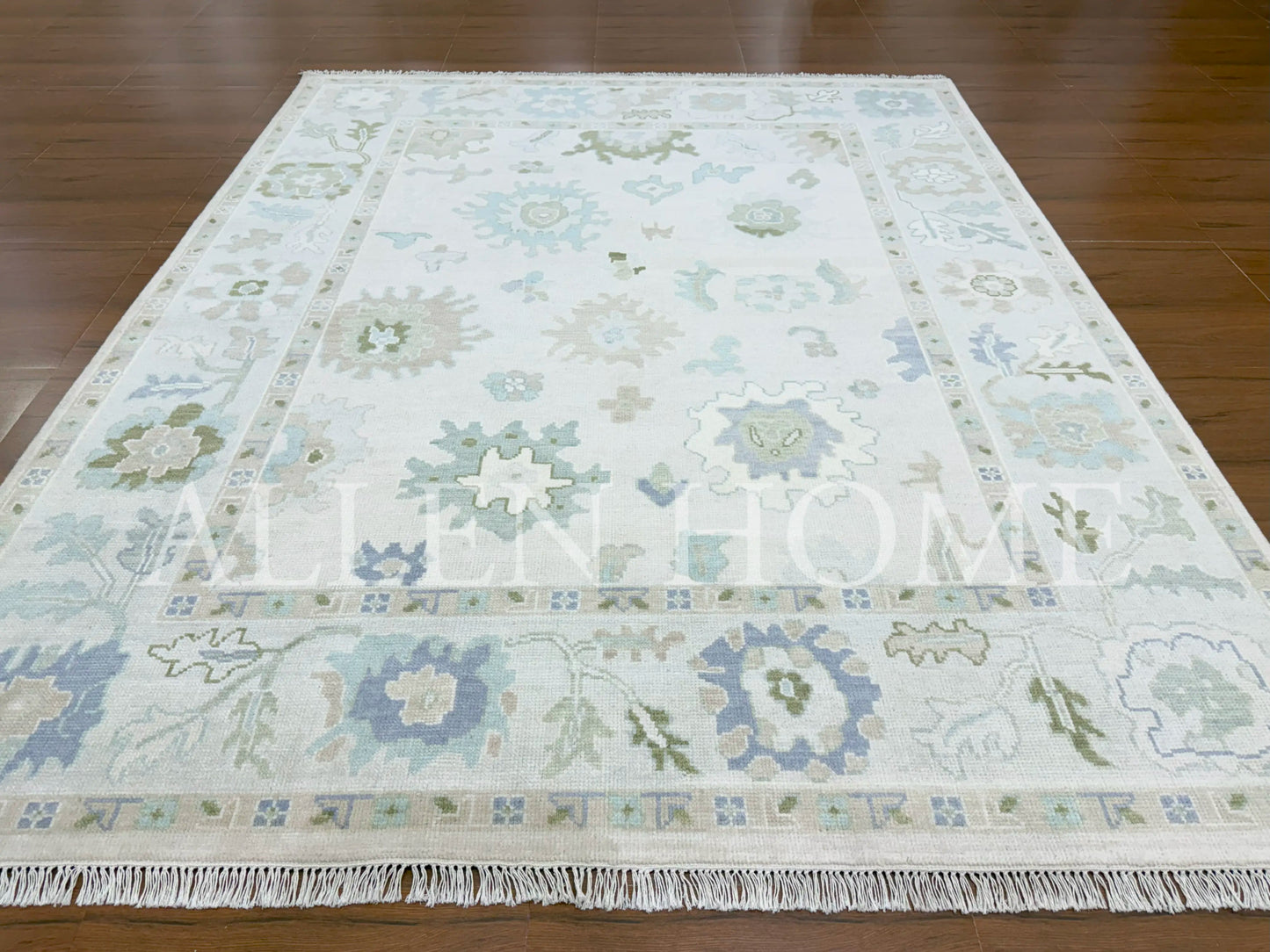 Frosted Meadow Oushak – Hand Knotted Wool Area Rug 8x10