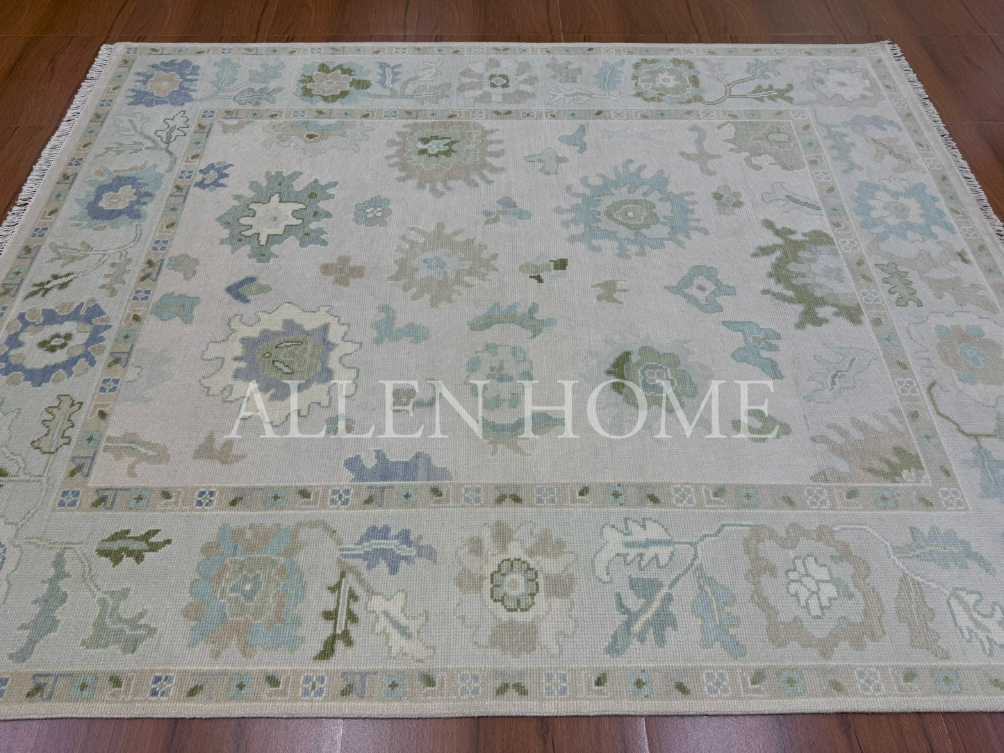 Frosted Meadow Oushak – Hand Knotted Wool Area Rug 8x10