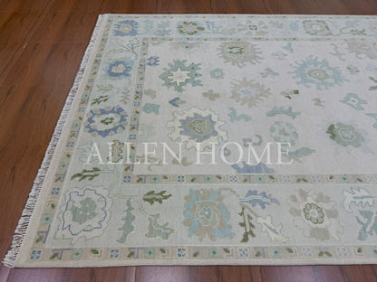 Frosted Meadow Oushak – Hand Knotted Wool Area Rug 8x10
