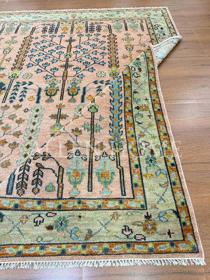 Garden Song Persian – Hand Knotted Wool Area Rug 8x10