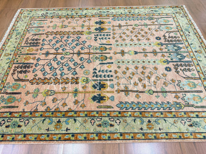 Garden Song Persian – Hand Knotted Wool Area Rug 8x10