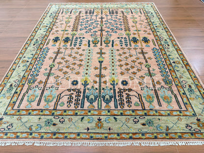 Garden Song Persian – Hand Knotted Wool Area Rug 8x10