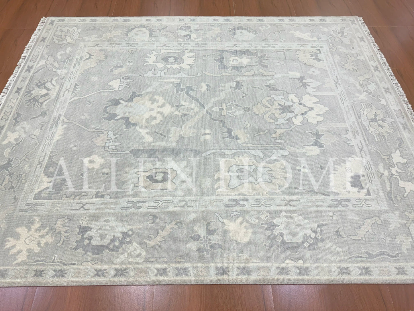 Glacier Mist Oushak – Hand Knotted Wool Area Rug 8x10