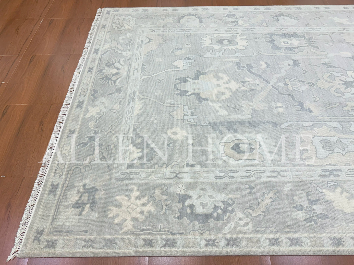 Glacier Mist Oushak – Hand Knotted Wool Area Rug 8x10