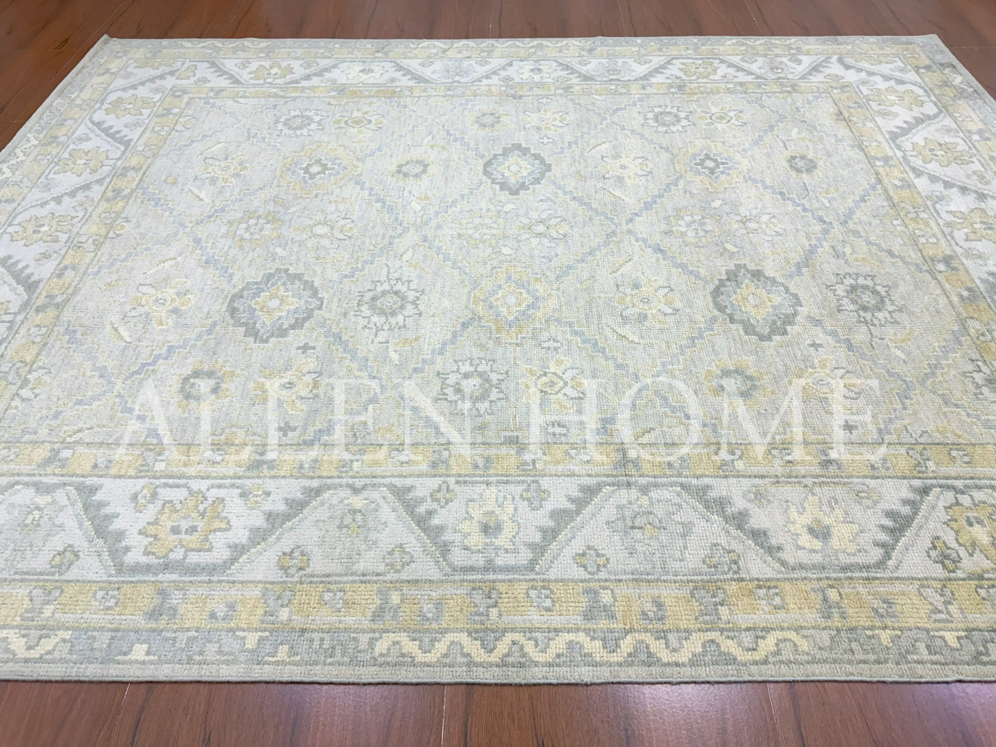 Golden Mist Oushak – Hand Knotted Wool Area Rug 9x12