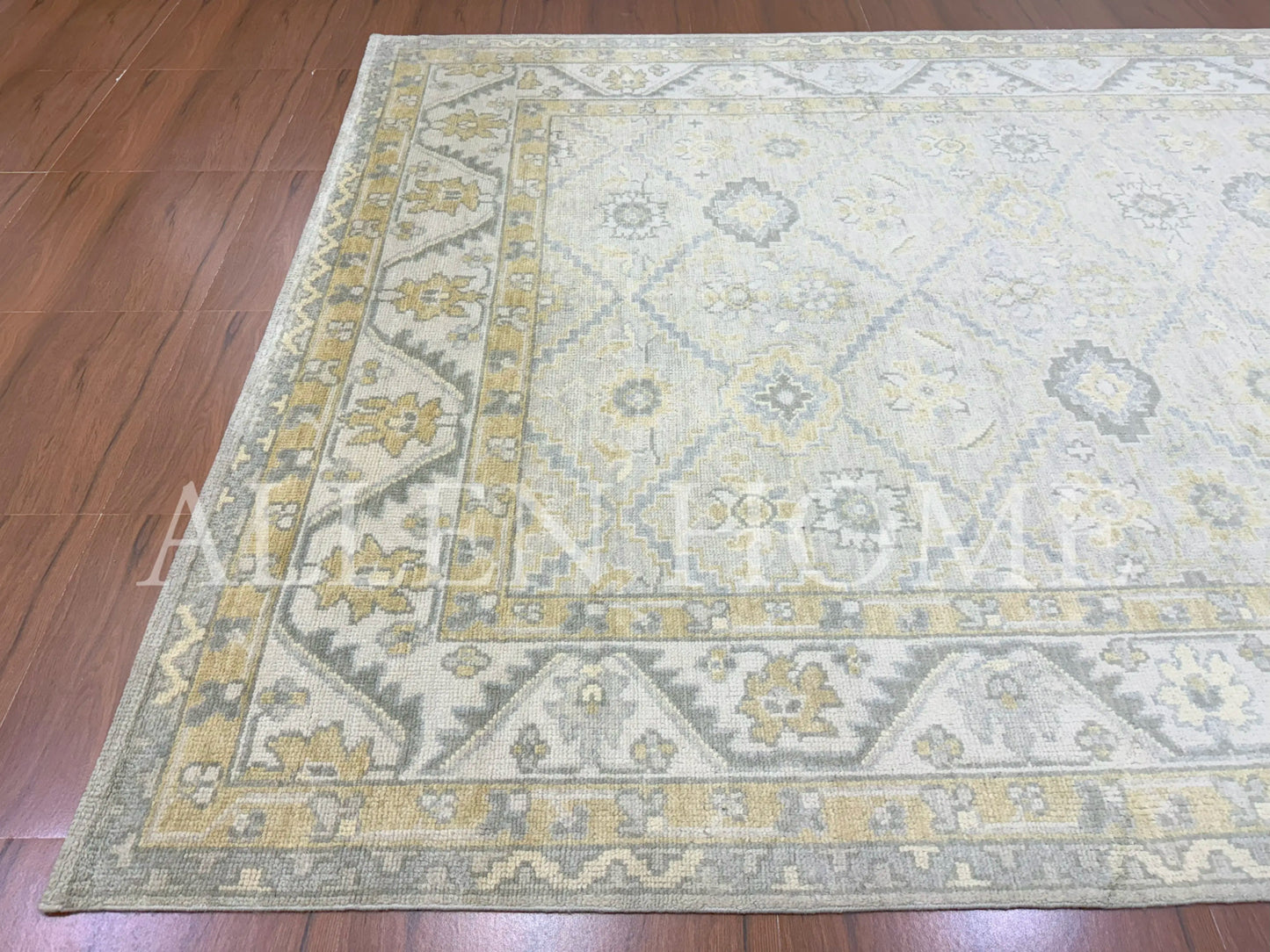 Golden Mist Oushak – Hand Knotted Wool Area Rug 9x12