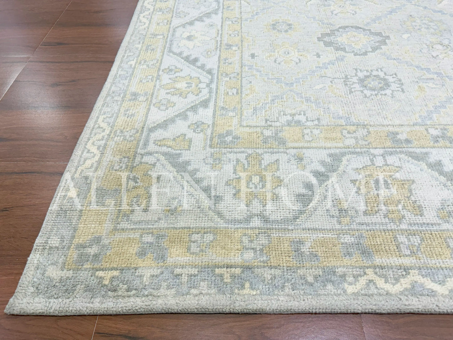 Golden Mist Oushak – Hand Knotted Wool Area Rug 9x12