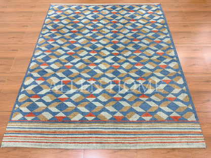 Harlequin Mirage – Hand Knotted Wool Area Rug 7' 6" x 9' 6"