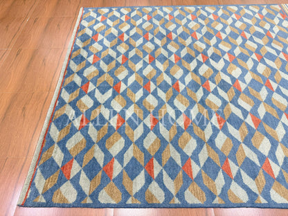 Harlequin Mirage – Hand Knotted Wool Area Rug 7' 6" x 9' 6"