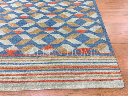 Harlequin Mirage – Hand Knotted Wool Area Rug 7' 6" x 9' 6"