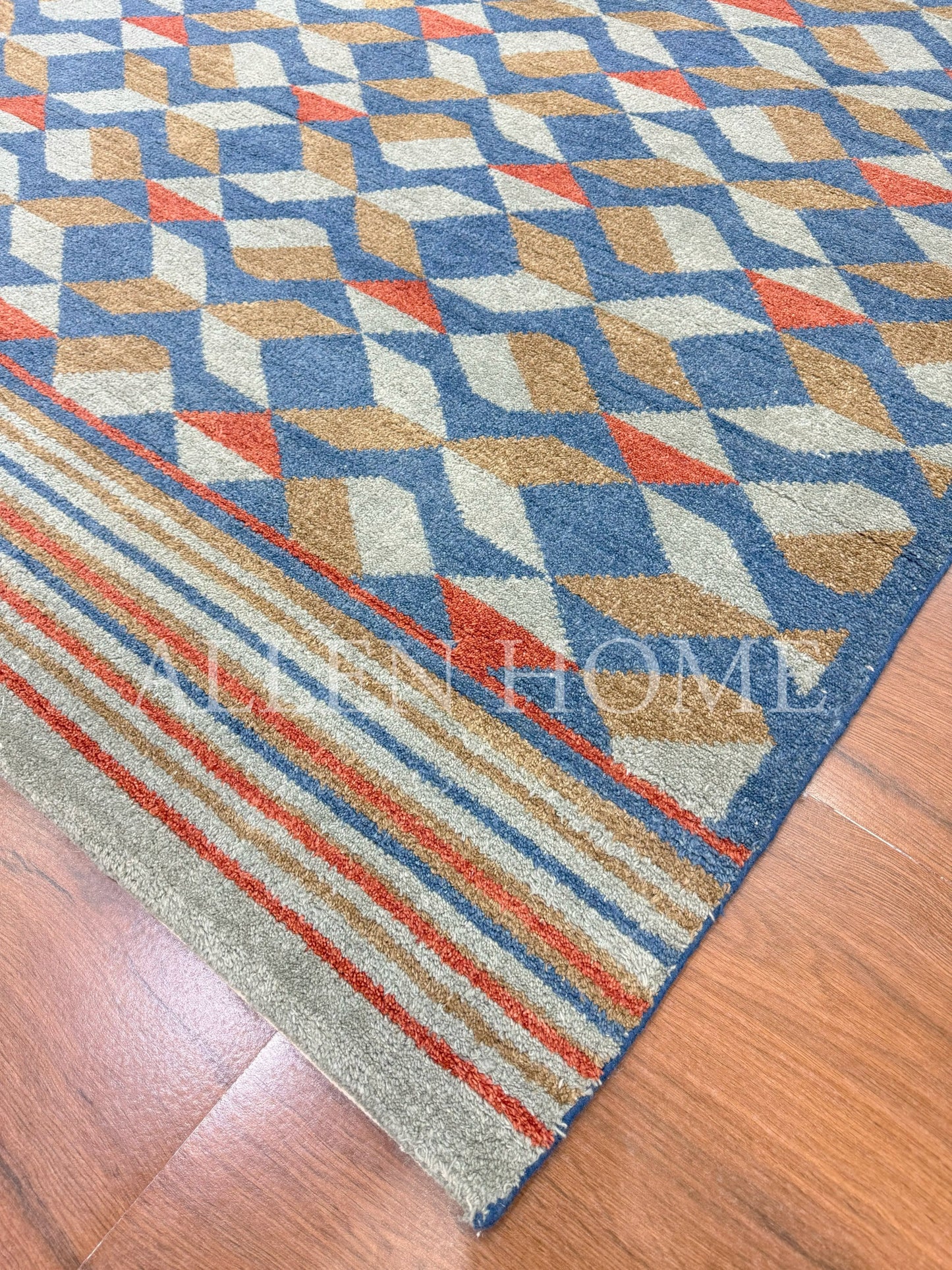 Harlequin Mirage – Hand Knotted Wool Area Rug 7' 6" x 9' 6"
