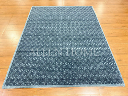 Midnight Mosaic – Hand Knotted Wool Area Rug 8x10