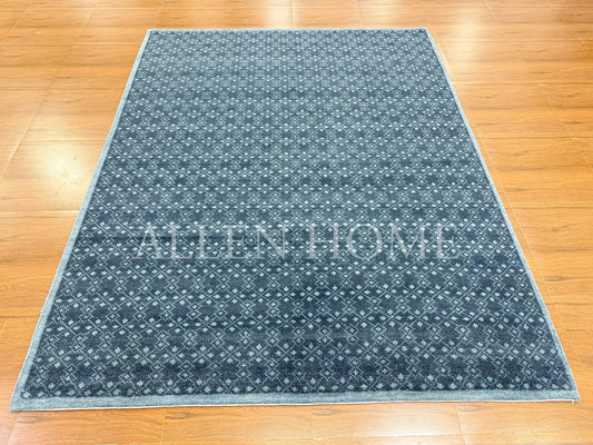 Midnight Mosaic – Hand Knotted Wool Area Rug 8x10