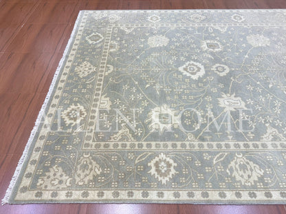 Misty Haven Oushak – Hand Knotted Wool Area Rug 8x10