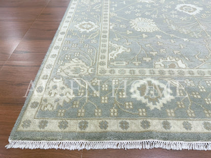 Misty Haven Oushak – Hand Knotted Wool Area Rug 8x10