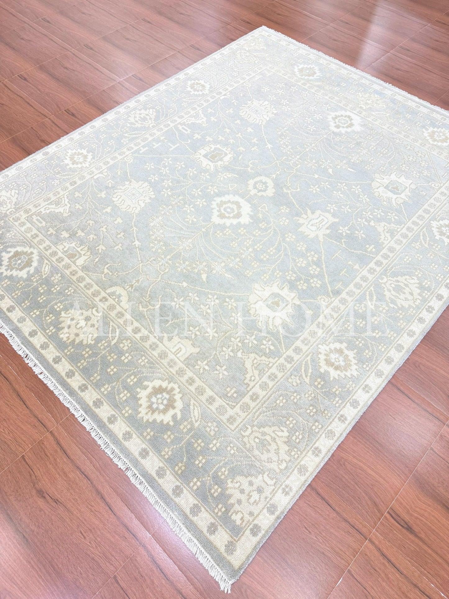 Misty Haven Oushak – Hand Knotted Wool Area Rug 8x10