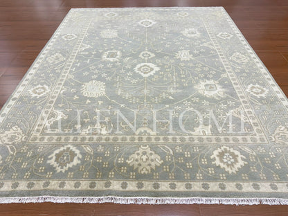 Misty Haven Oushak – Hand Knotted Wool Area Rug 8x10