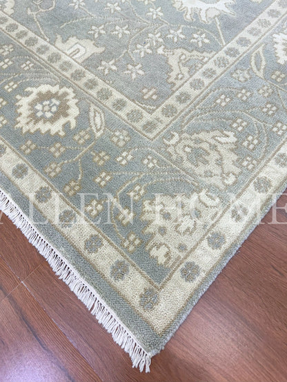 Misty Haven Oushak – Hand Knotted Wool Area Rug 8x10