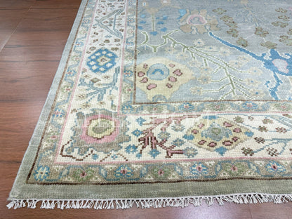 Pastel Horizon Oushak – Hand Knotted Wool Area Rug 8x10